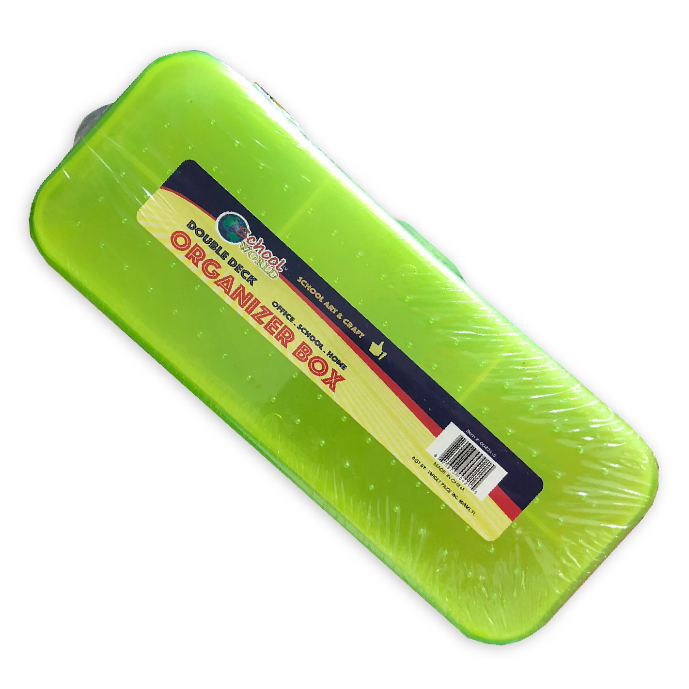 School World • Cartuchera plástica "double deck"